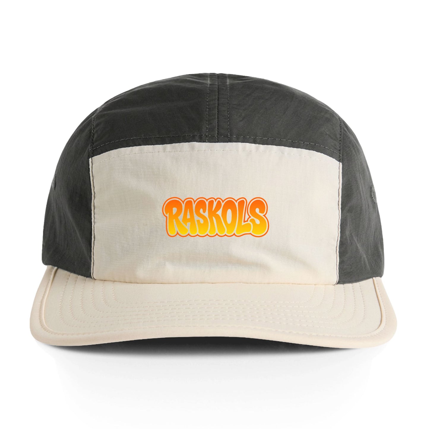 Two-Tone Nylon Cap — Raskols Retro Logo