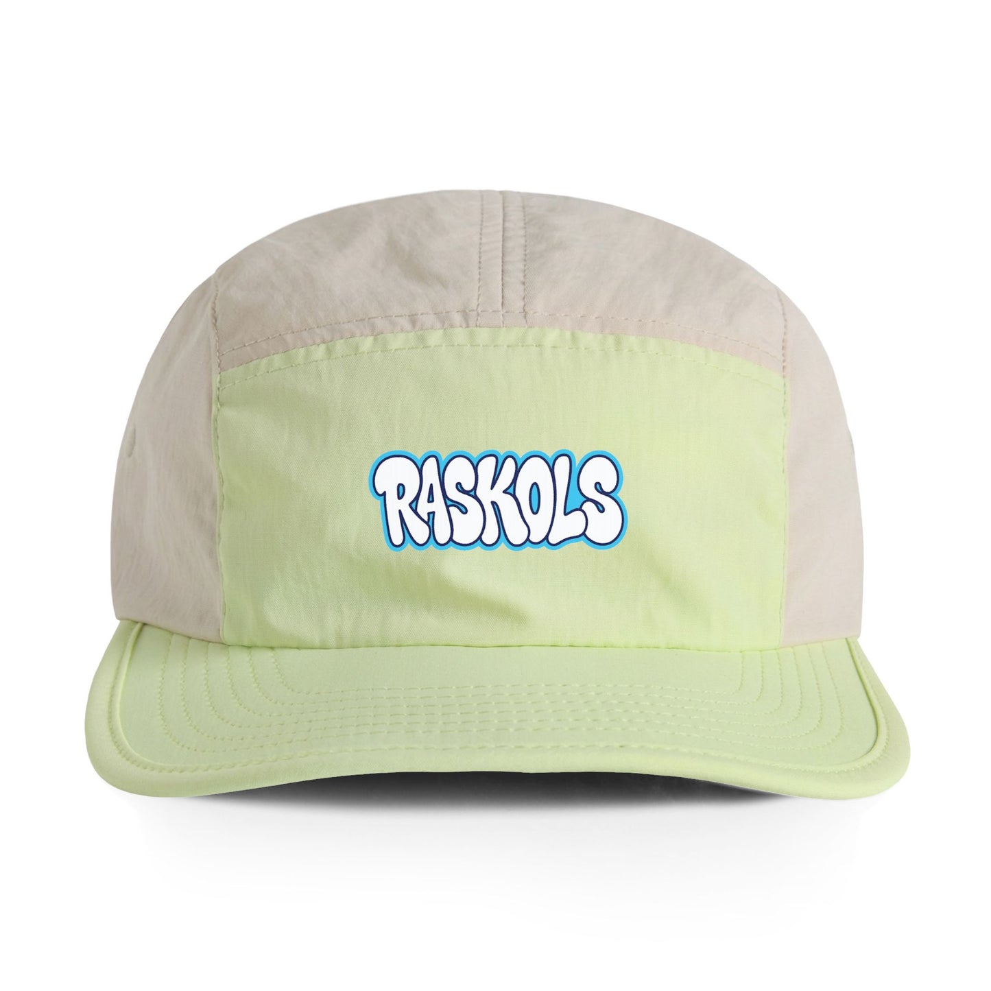 Two-Tone Nylon Cap — Raskols Embroidered Streetwear Hat