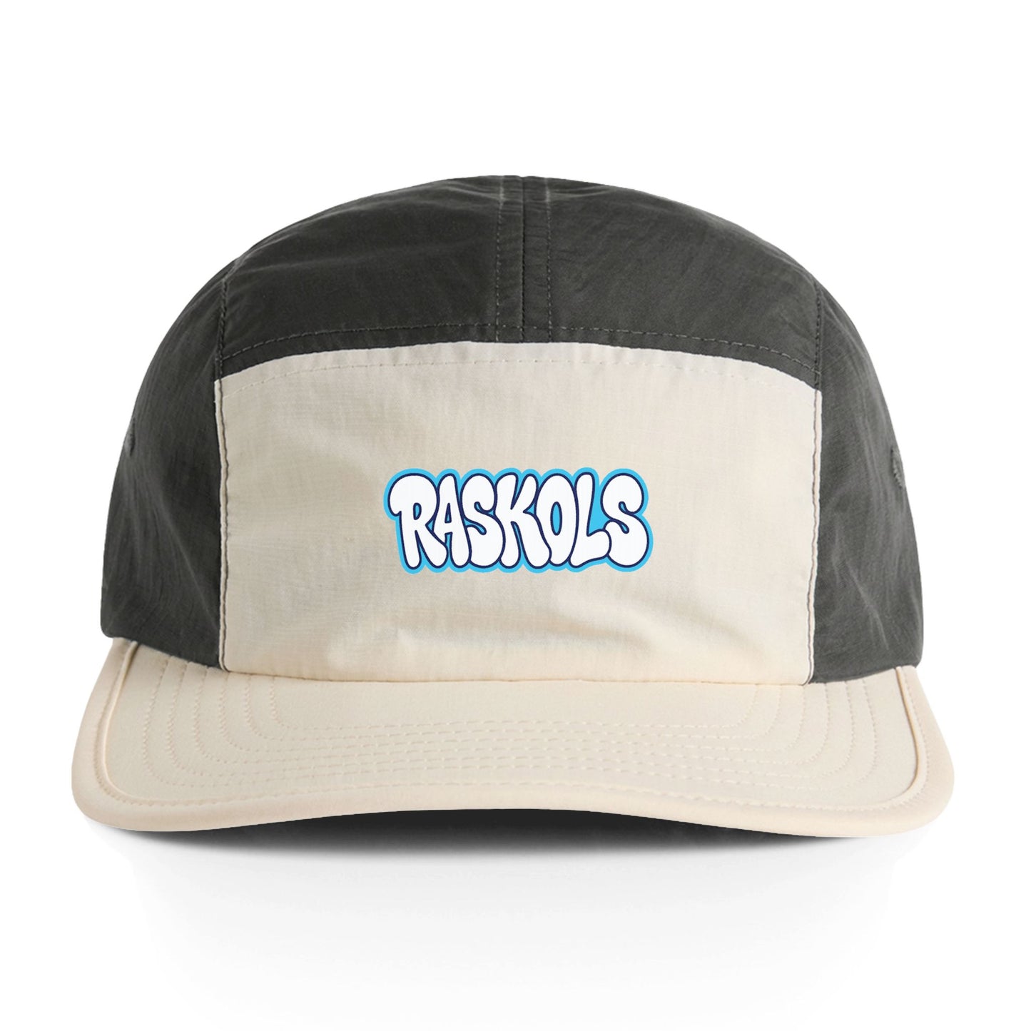 Two-Tone Nylon Cap — Raskols Embroidered Streetwear Hat