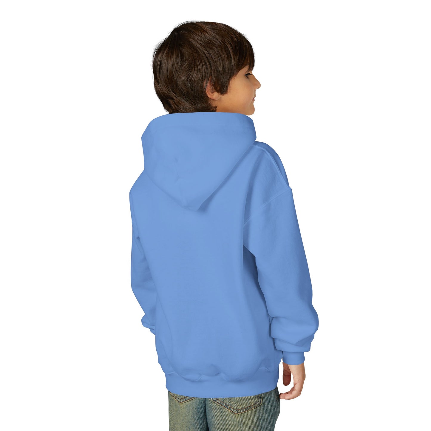 Raskols Youth Hoodie — Retro Blue Graffiti Logo