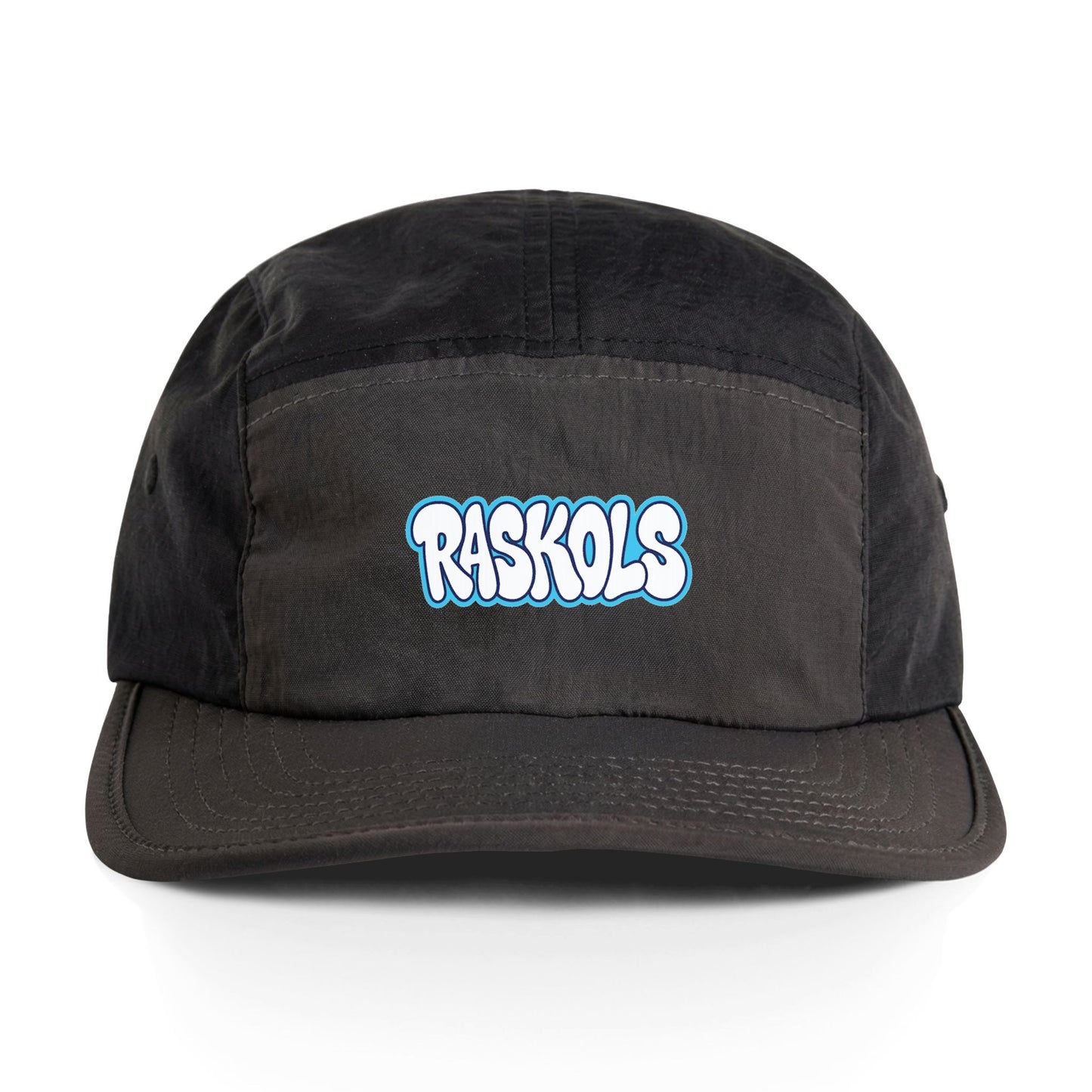 Two-Tone Nylon Cap — Raskols Embroidered Streetwear Hat