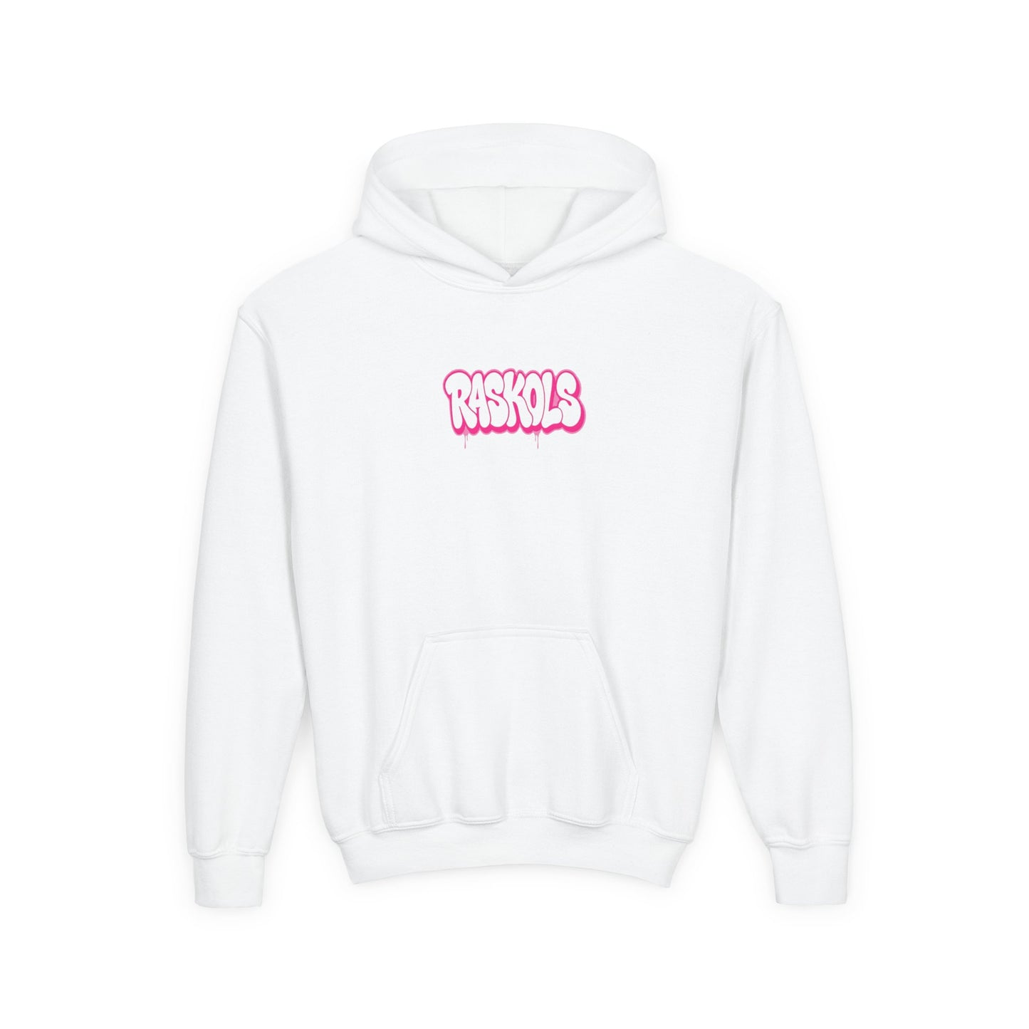 Youth 'Raskols' Pink Bubble Hoodie — Cute Streetwear Pullover for Kids
