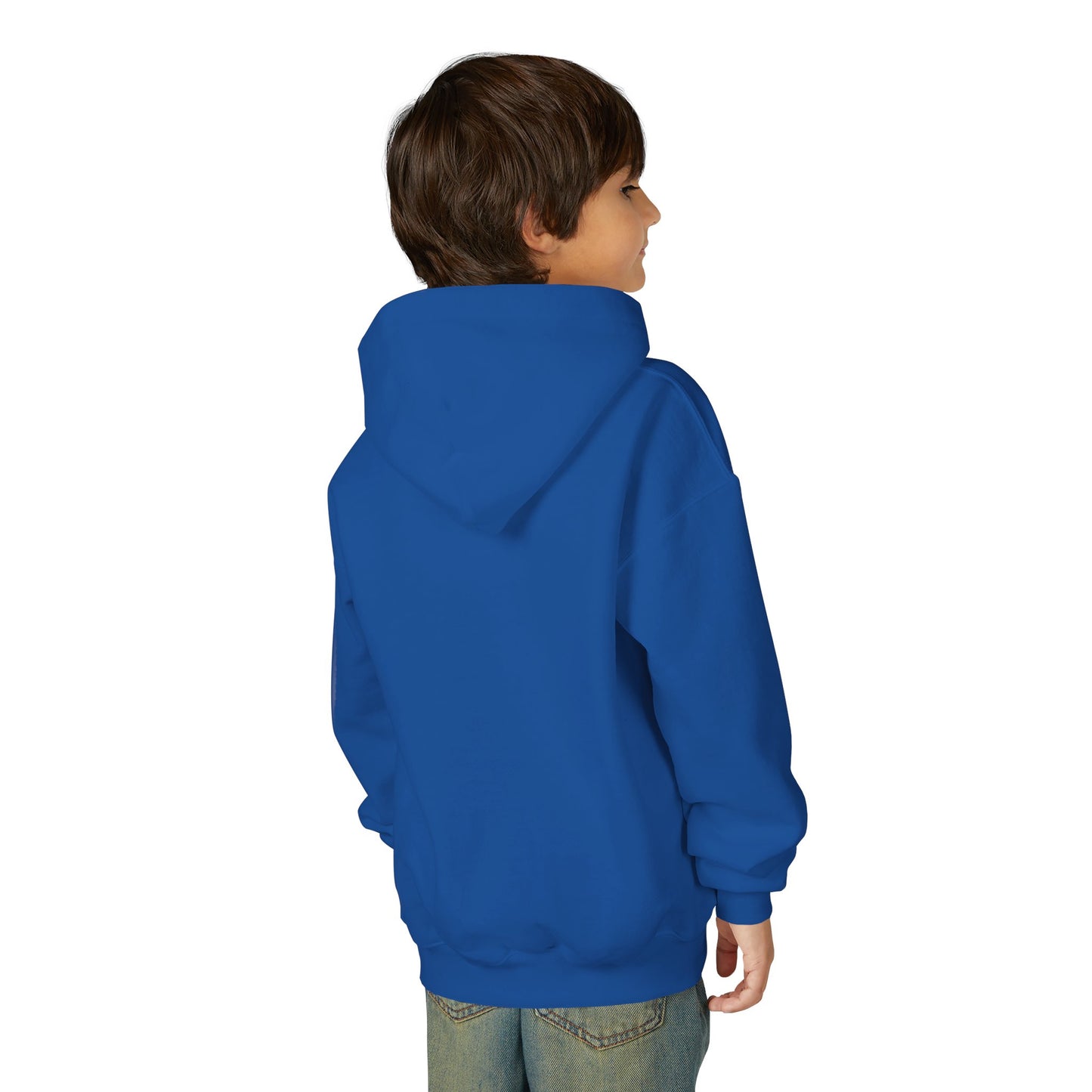 Raskols Youth Hoodie — Retro Blue Graffiti Logo